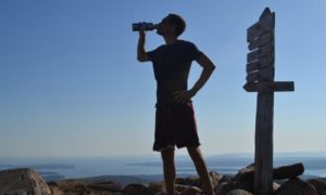 Man demands national parks go bottled water free.