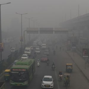 Paris Agreement, polluted highway