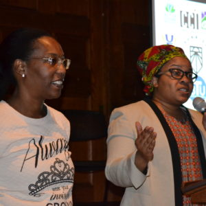 Flint Rising organizers Gina Luster and Nayyirah Shariff