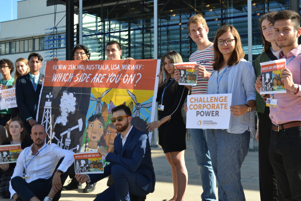 As the climate talks began on Monday morning, activists had a clear message for Global North governments blocking climate justice: #PollutersOut!