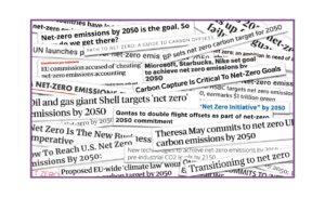 Headlines from Big Polluters on NetZero
